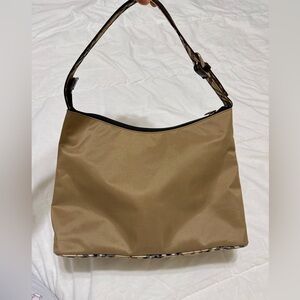 Burberry Tan Designer Women's Shoulder Bag Canvas excellent condition